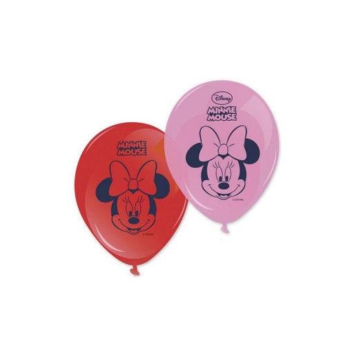 Picture of MINNIE CAFÉ 11 INCHES PRINTED BALLOONS - 8PK